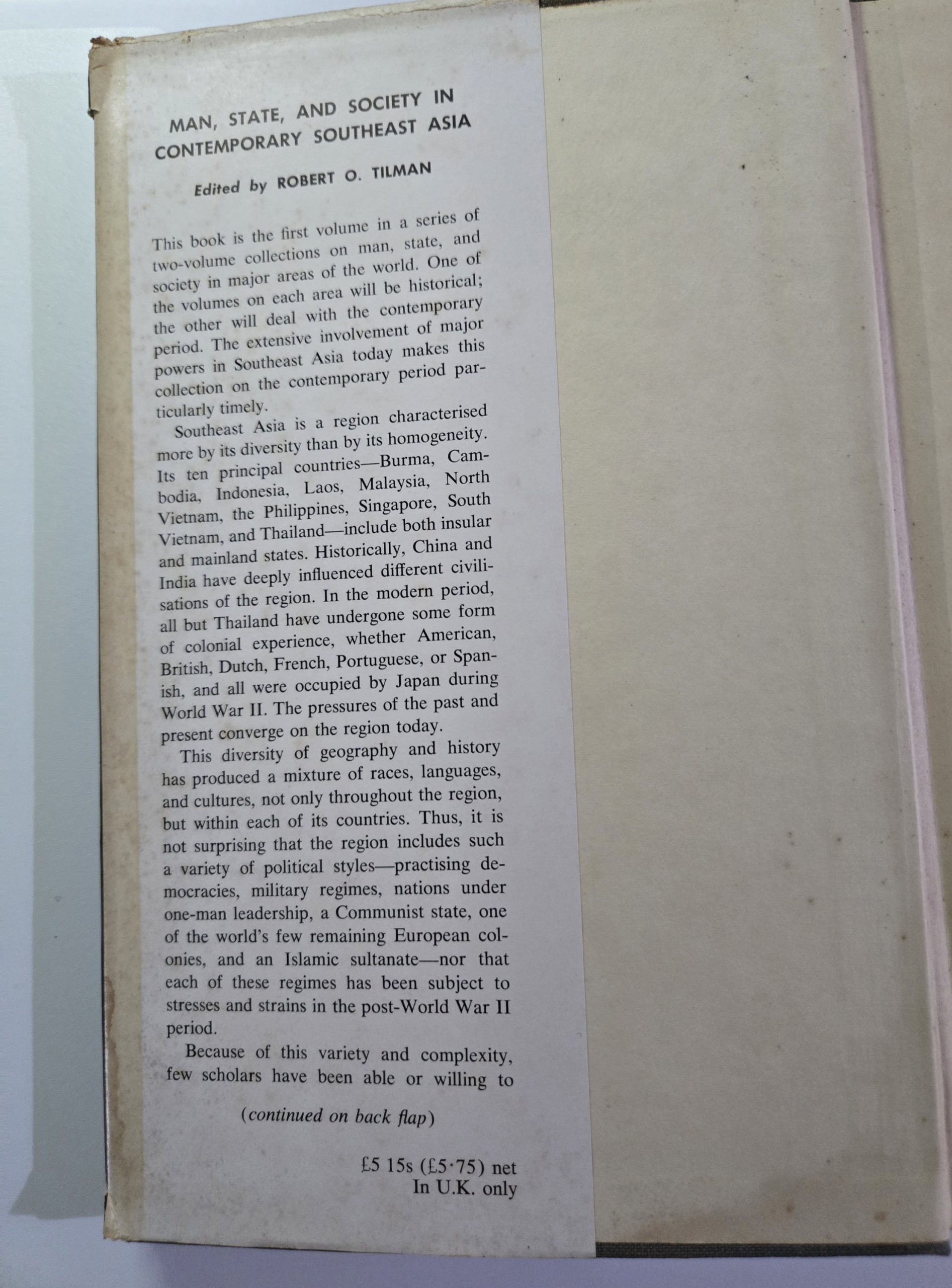Man, State, and Society in Contemporary South East Asia - Image 3